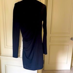 Alexander Wang polyester/rayon black dress